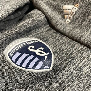 Adidas Sporting Kansas City Charcoal Hoodie